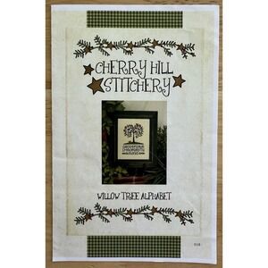 Cherry Hill Stitchery Cross Stitch Chart ~ WILLOW TREE ALPHABET